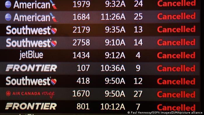 Más de 760 vuelos se retrasaron dentro, hacia o desde Estados Unidos, este miércoles 11 de Enero